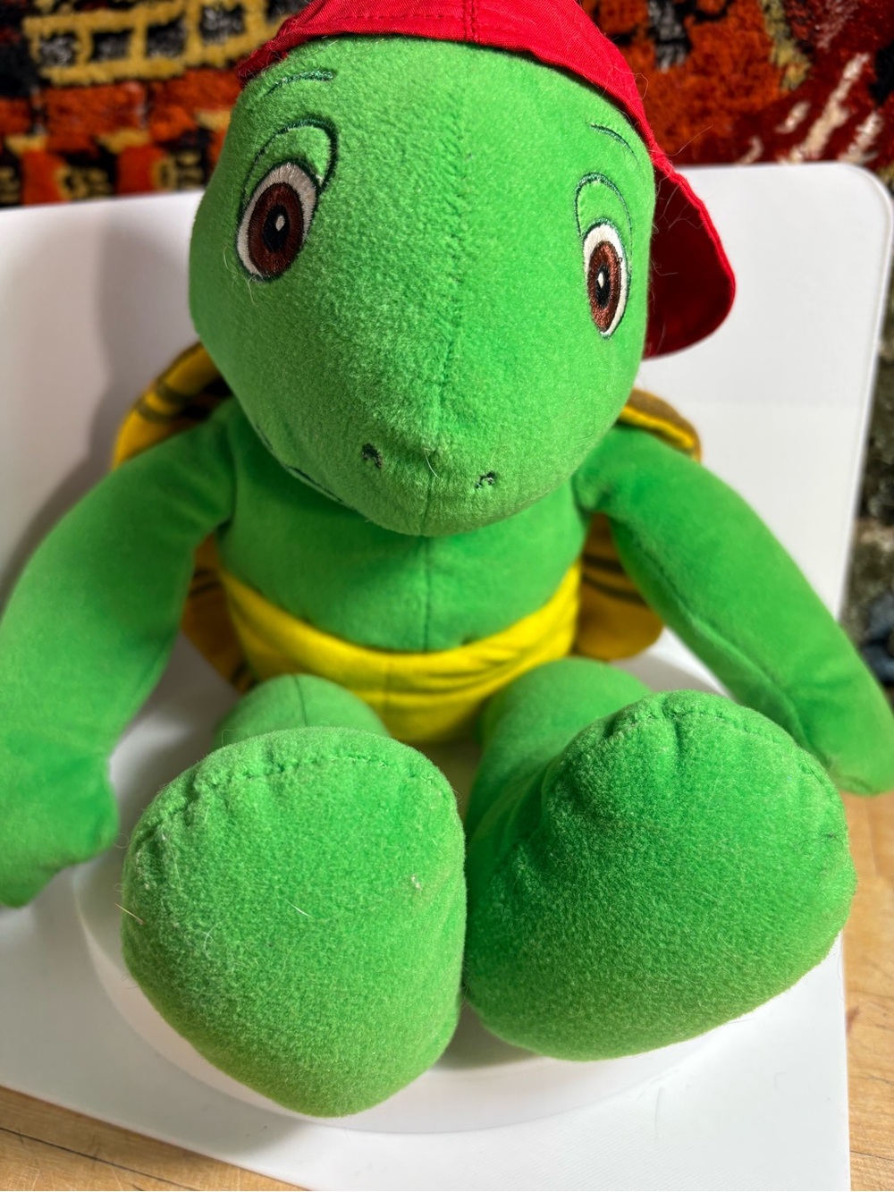 1986 Talking Franklin the turtle plush. Works! Battery not incl